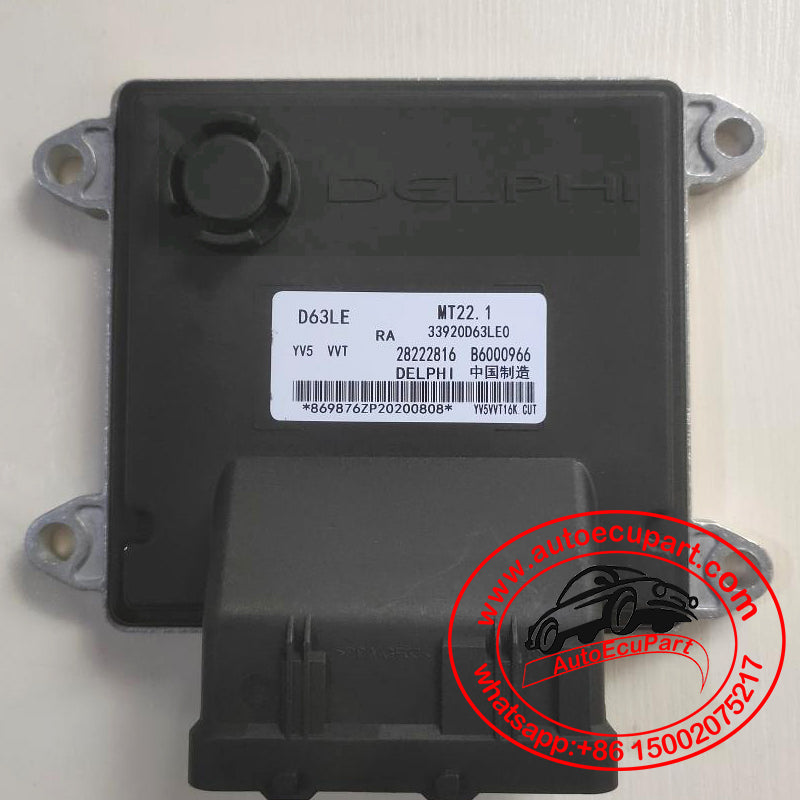 New Delphi MT22.1 ECU B6000966 33920D63LE0 28222816 for Changhe Splash –  autoecupart