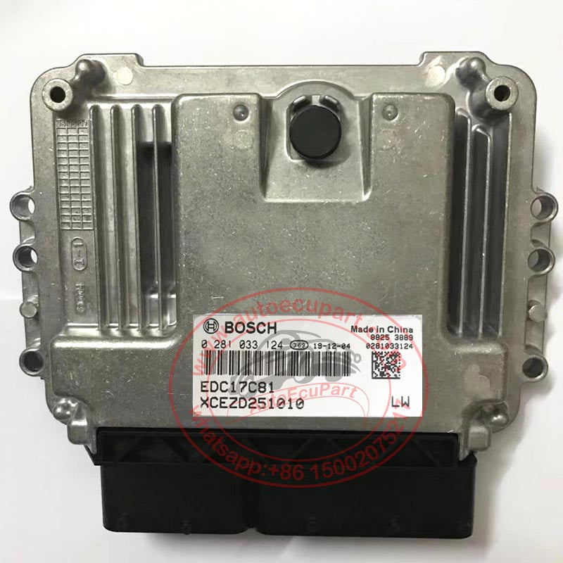 Original New 0281033124 EDC17C81 ECU for Nissan Dongfeng Rich6