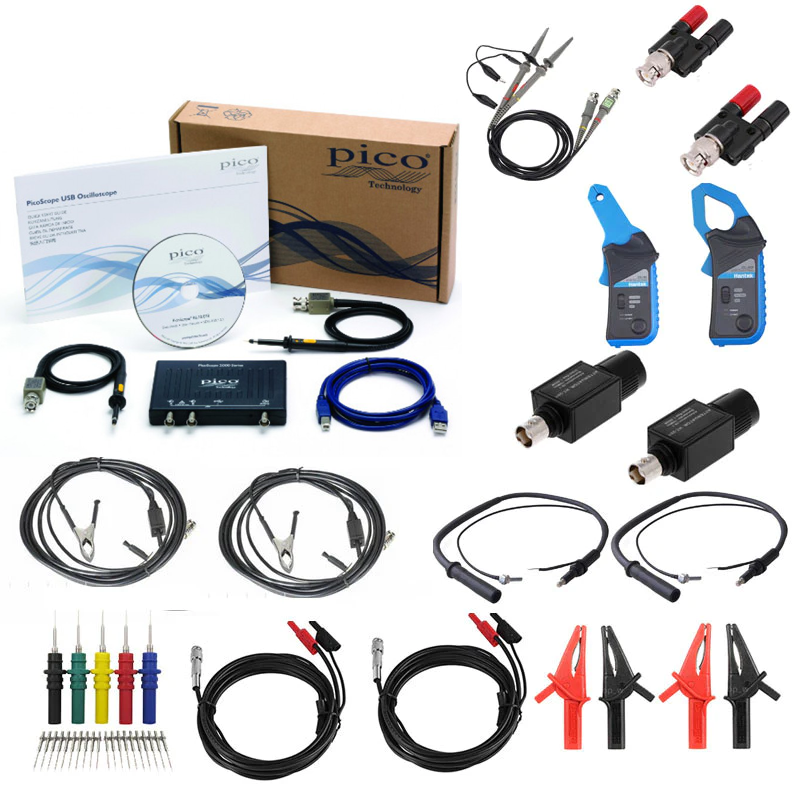 PicoScope 2208B Full Kit 100MHz 2 Channel Oscilloscope PC Based