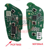 10963398 Genuine Smart Key for MG HS MG6 PCF7953 433MHz ID47 3 Button Proximity (Blue Color)