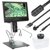 Andonstar AD210 Digital Microscope 10.1 inch 1080P Adjustable LCD for Electronics PCB/SMD Soldering Microscopio