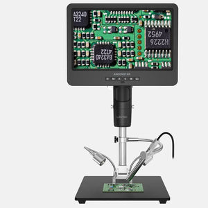 Andonstar AD249SM Trinocular HDMI 10.1" IPS LCD USB Digital Microscope 2000X for Electronics Soldering PCB Repair