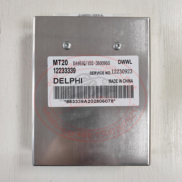 Original New DELPHI MT20 ECU 12233339 3601010-2J0 12230923 for THE FIRST AUTOMOBILE WORKS FAW JIABAO Vango Engine Computer ECM
